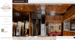Desktop Screenshot of hotel-vendome.com