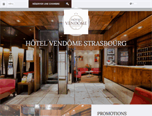 Tablet Screenshot of hotel-vendome.com